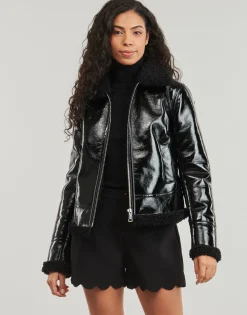 LS ANDREA FAUX SHEARLING JKT