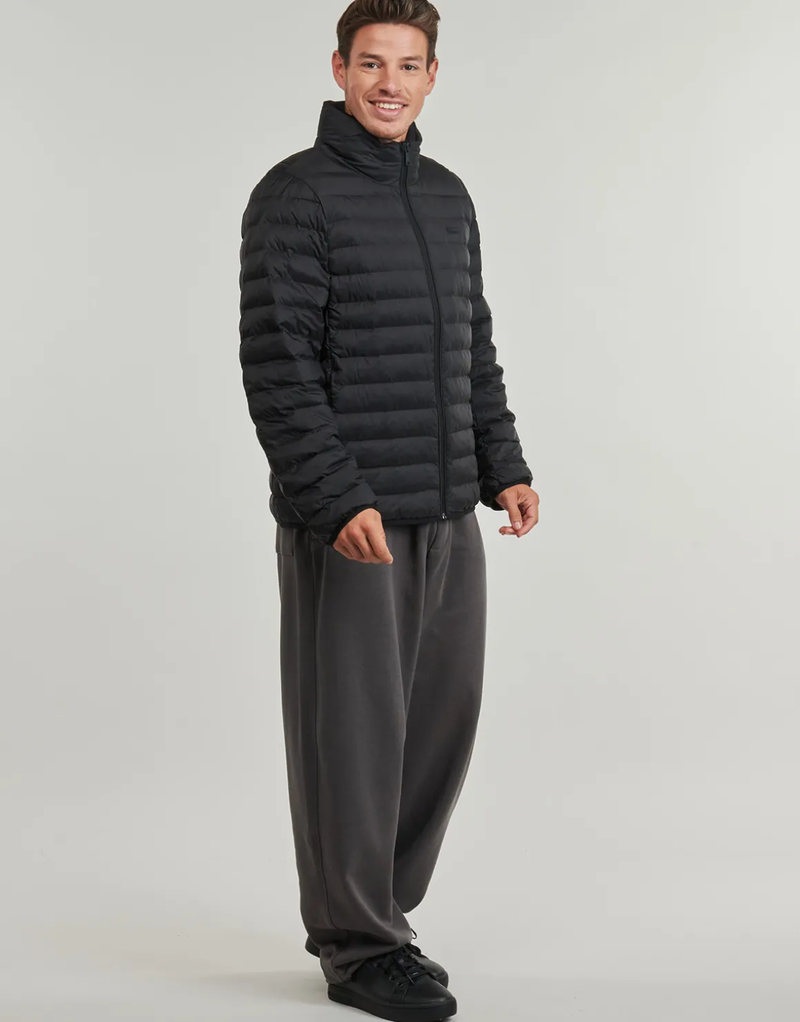 LS LT WT NYLON CHANNELED PUFFER