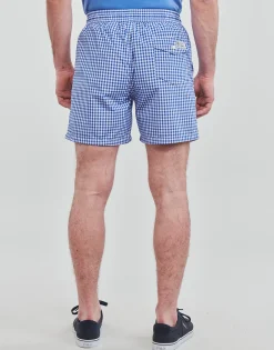 MAILLOT DE BAIN A CARREAUX EN POLYESTER