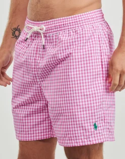 MAILLOT DE BAIN A CARREAUX EN POLYESTER