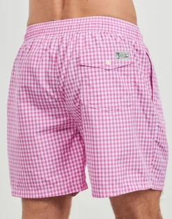 MAILLOT DE BAIN A CARREAUX EN POLYESTER