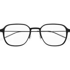 MB0358O Cadres Optiques, Noir/Transparent, 53 mm