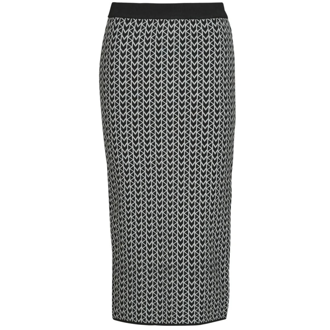MK JACQUARD MIDI SKIRT