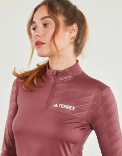 Multi Half-Zip Long Sleeve Long-Sleeve Top