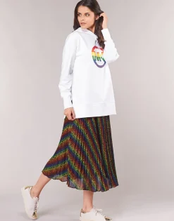 MULTI LOGO PLEAT SKRT