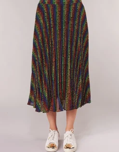 MULTI LOGO PLEAT SKRT