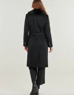 NANCY FIT COAT FAUX FUR COLLAR