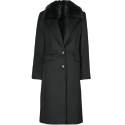 NANCY FIT COAT FAUX FUR COLLAR