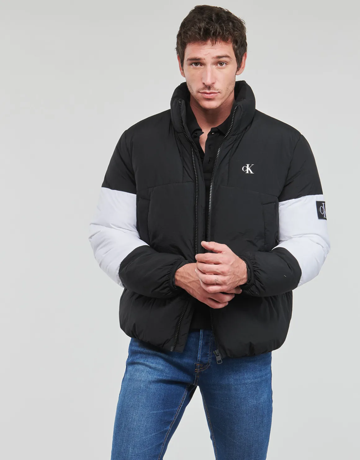 NON-DOWN COLORBLOCK PUFFER