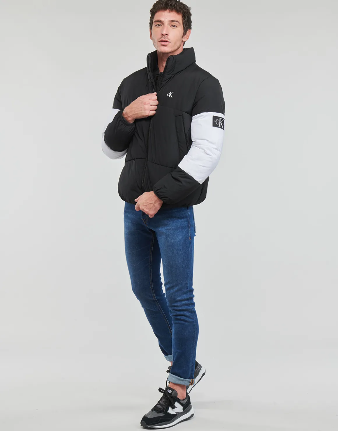 NON-DOWN COLORBLOCK PUFFER