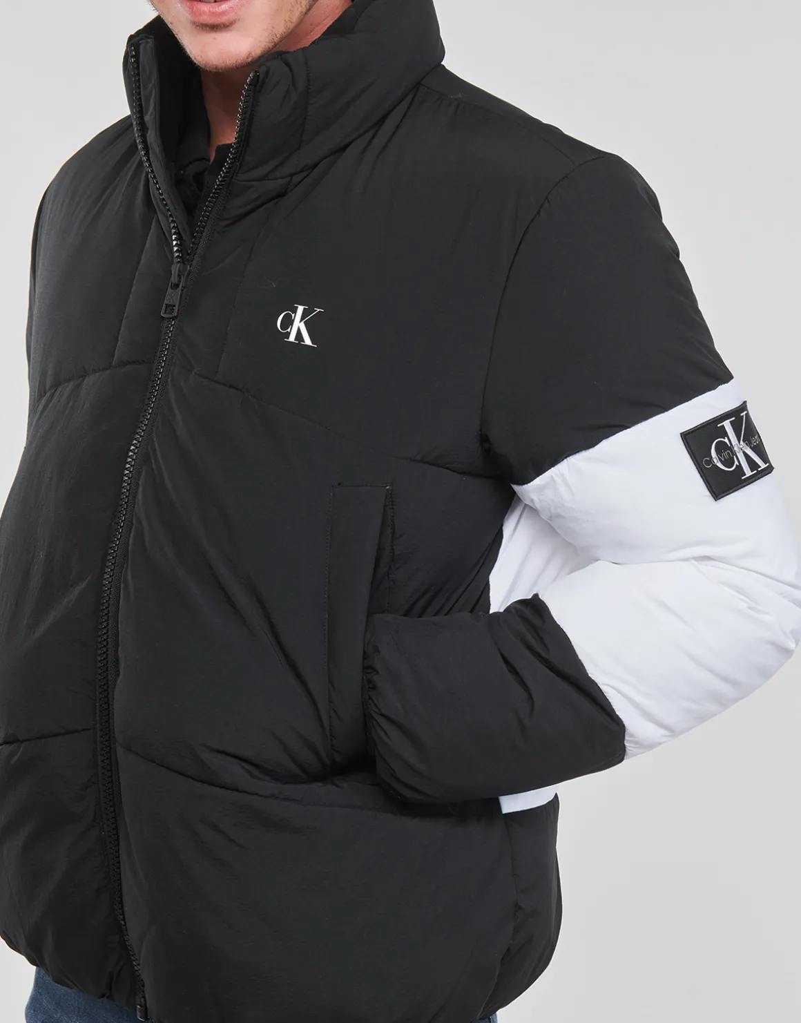 NON-DOWN COLORBLOCK PUFFER