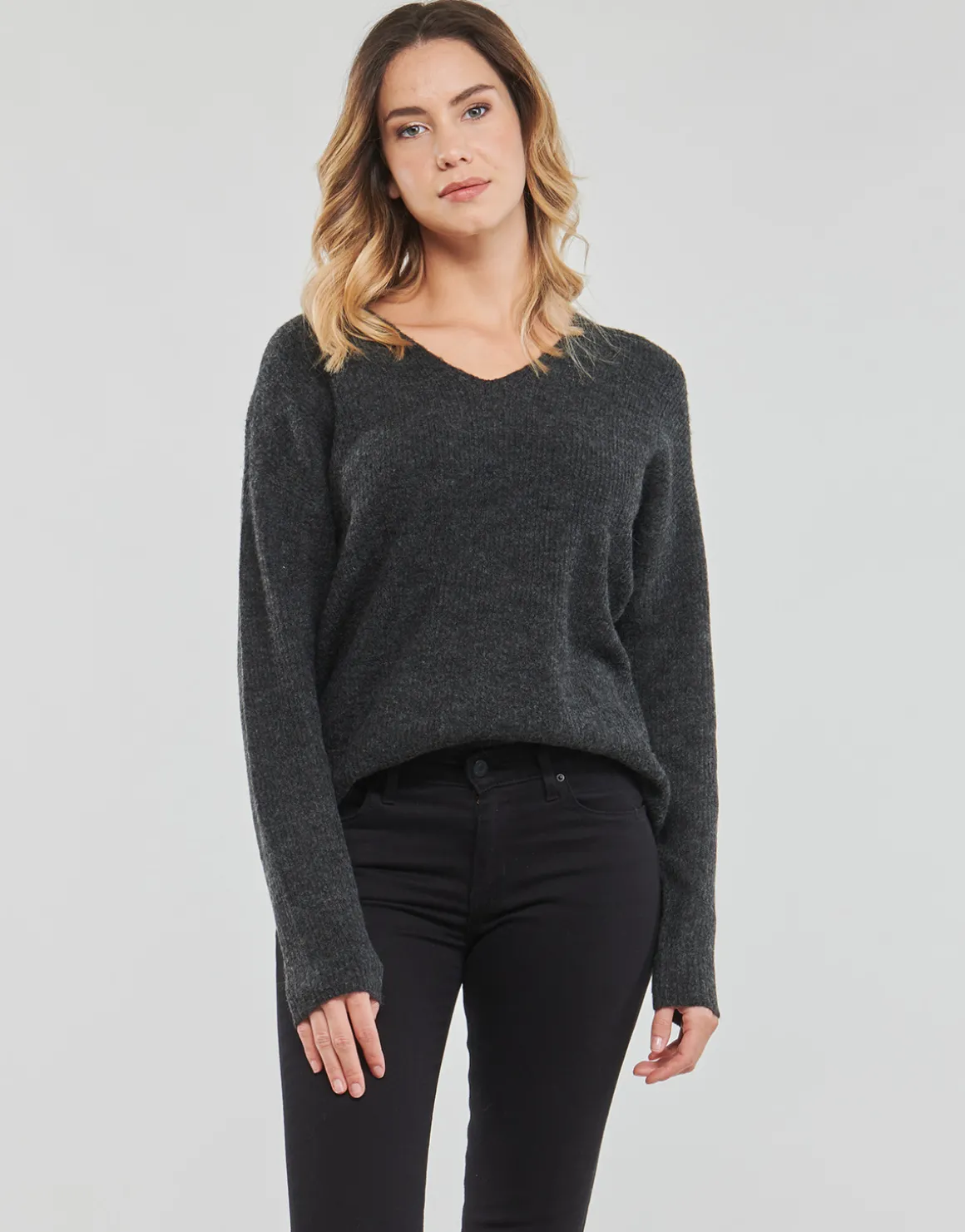 ONLCAMILLA V-NECK L/S PULLOVER KNT NOOS
