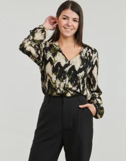 ONLJESSIE FR L/S BUTTON TOP CS PTM