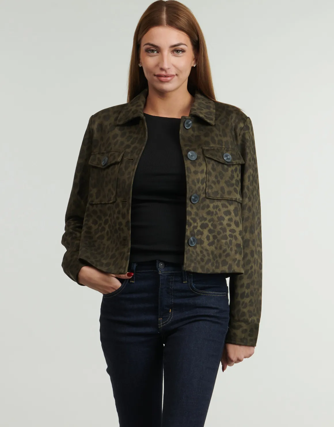 ONLMOON AOP FAUXSUEDE