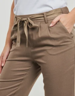 ONLRITA LOOSE CHECK LYREX BELT PANT TLR