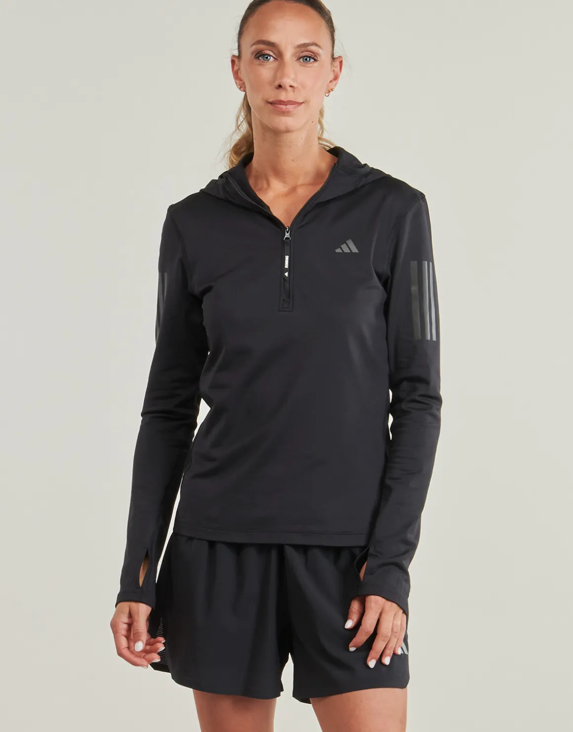 Own The Run Winterized Hooded Half-Zip