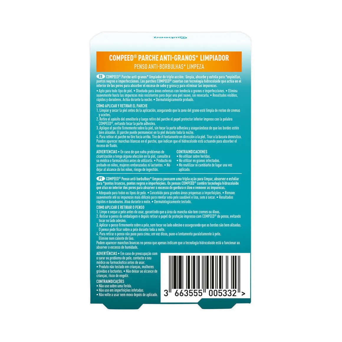 Patch Nettoyant Anti-pimps 7 Patchs