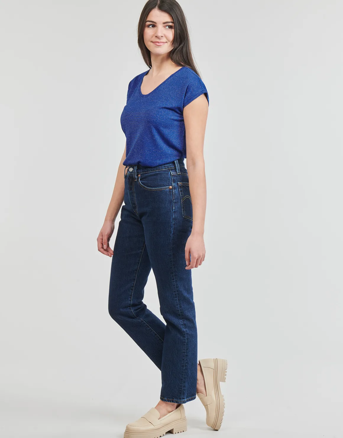 PCBILLO TEE LUREX STRIPES