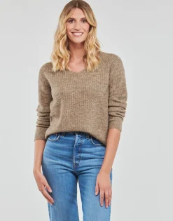PCELLEN LS V-NECK KNIT