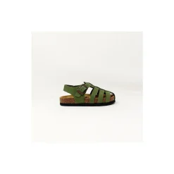 PLAKTON SANDALE PELE NOBUCK 2 OLIVA