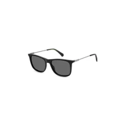 PLD 4145/S/X Lunettes de soleil, Noir/Fumée, 55 mm