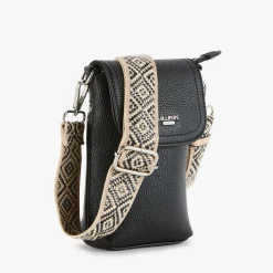 Pochette de téléphone noir Pema