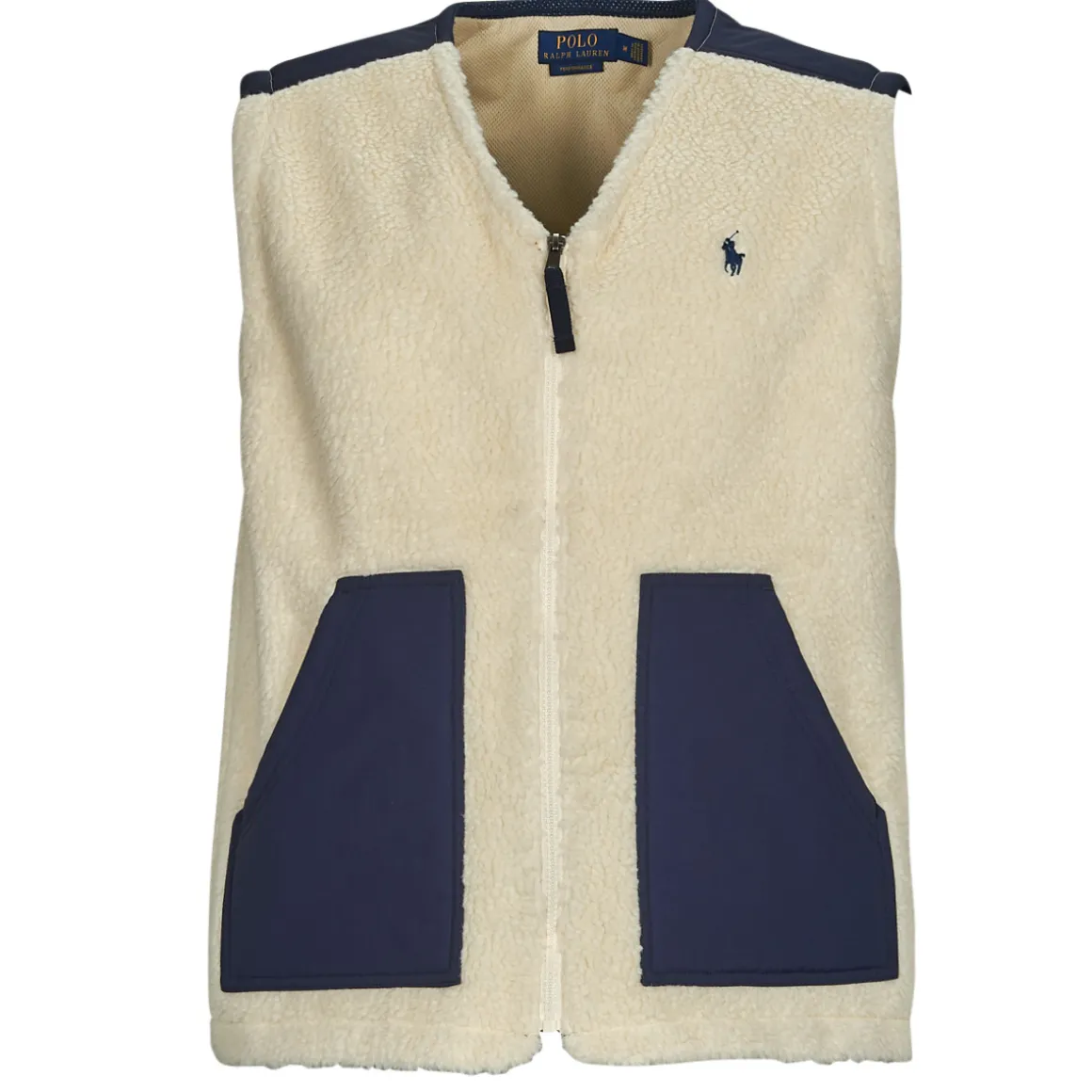 POLAIRE SHERPA ZIPPEE SANS MANCHE