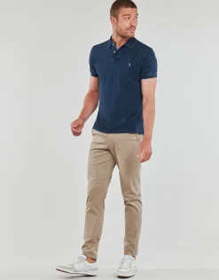POLO AJUSTE DROIT EN COTON BASIC MESH