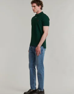 POLO AJUSTE DROIT EN COTON BASIC MESH