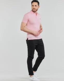 POLO AJUSTE SLIM FIT EN COTON STRETCH MESH