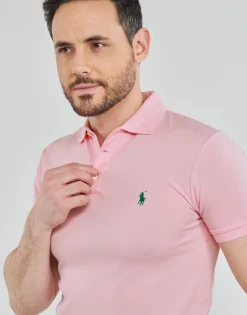 POLO AJUSTE SLIM FIT EN COTON STRETCH MESH