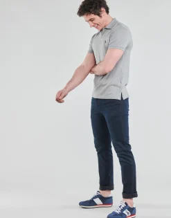 POLO AJUSTE SLIM FIT EN COTON STRETCH MESH