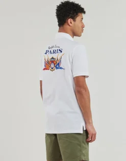 POLO COUPE DROITE EN COTON BRODE