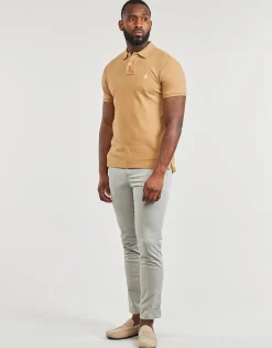 POLO COUPE DROITE EN COTON BASIC MESH