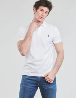 POLO COUPE DROITE EN COTON BASIC MESH