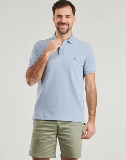 POLO COUPE DROITE EN COTON BASIC MESH