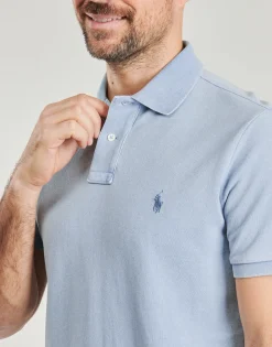 POLO COUPE DROITE EN COTON BASIC MESH