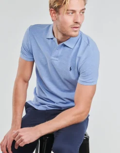 POLO COUPE DROITE EN COTON BASIC MESH
