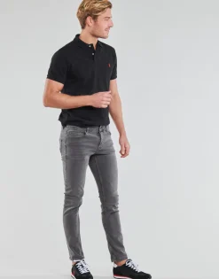 POLO COUPE DROITE EN COTON BASIC MESH