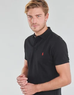POLO COUPE DROITE EN COTON BASIC MESH