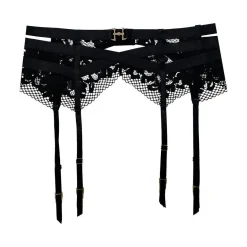 Porte-jarretelle noir Danger