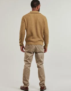 PULL 1/2 ZIP EN LAINE MELANGE