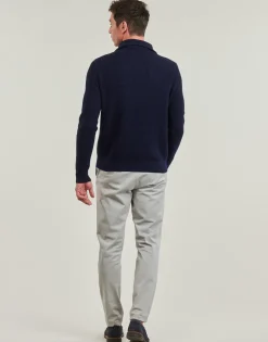 PULL 1/2 ZIP EN LAINE MELANGE