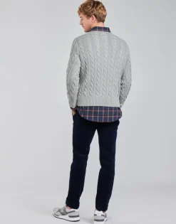 PULL COL ROND EN MAILLE TORSADEE