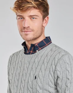 PULL COL ROND EN MAILLE TORSADEE