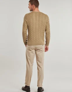 PULL COL ROND MAILLE TORSADEE