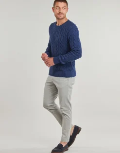 PULL COL ROND MAILLE TORSADEE