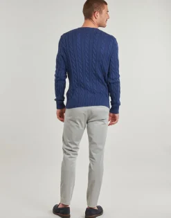 PULL COL ROND MAILLE TORSADEE