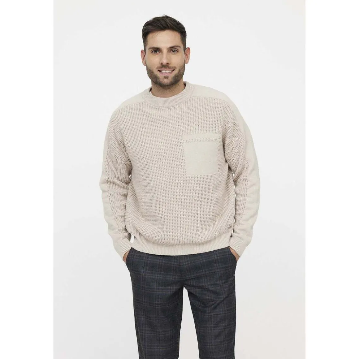 Pull CORALO Argile Beige