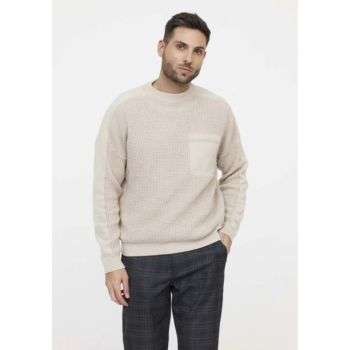 Pull CORALO Argile Beige